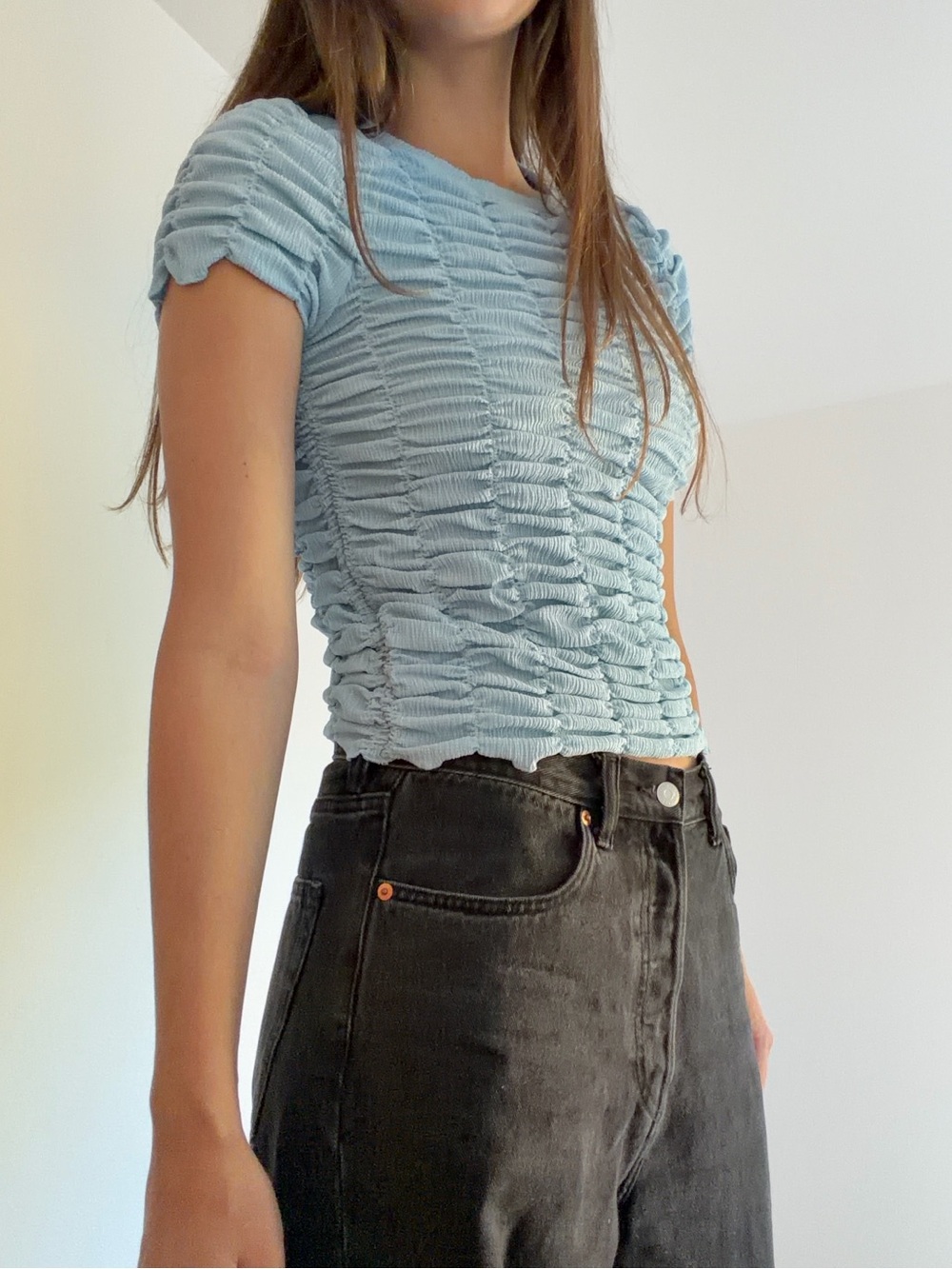 Anthropologie // textured t-shirt